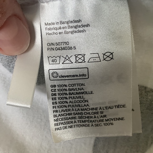 Girls H&M Dress, Black, White, Hearts, Size 4-6Y, Sundress - Picture 4 of 4